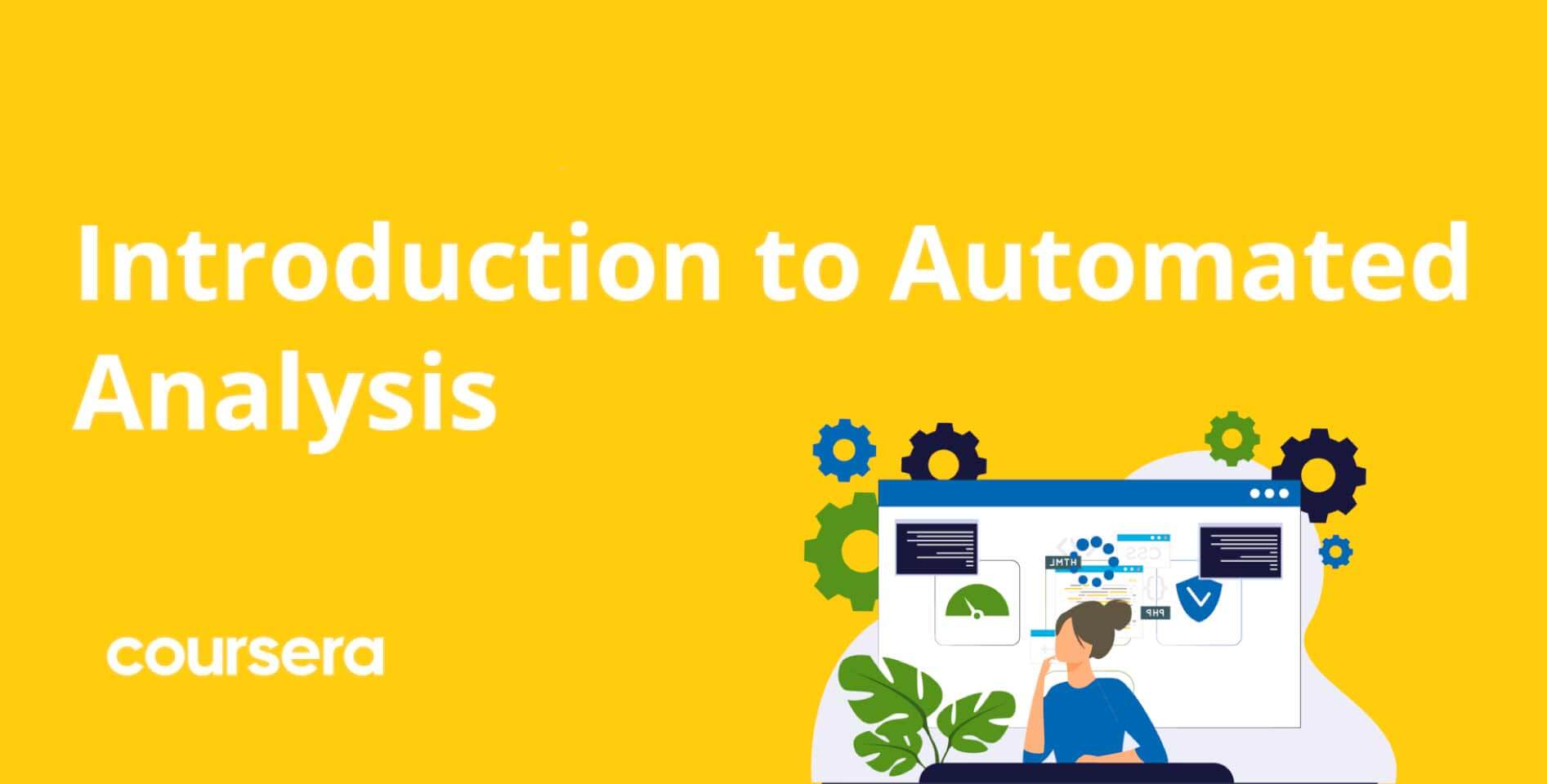 Coursera — ‎Introduction to Automated Analysis